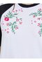 Women Embroidered Color Block 100% Cotton T-Shirt - 4