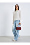 Women Cream Long Sleeve Knit Top - 2