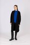 Knitted Fabric Pocketed Long Women's Cardigan - 2