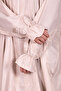 Women's Zip-Up One-Piece Leaf Embroidered Prayer Dress - 4