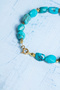 Certified Star and Shell Turquoise Natural Stone Bracelet - 4