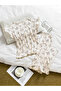 Women Beige Butterfly Print Top and Pyjama Set