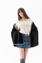 Piped Shoulder Wrap, Stylish Comfortable Shoulder Wrap Suitable for Dual-Way Use, Knitwear Shoulder Wrap, Women's Shoulder Wrap. - 4