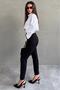 Black Tube Leg Women's Jeans Sh353 - 7