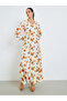 Women Floral Printed A-Line Jalabiya - 2