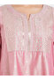 Women Pink Embellished A-Line Jalabiya - 4