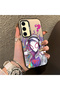 Samsung Galaxy S24 Fe Compatible Spiderman Couple Case Acrylic Back Silicone Edge Protection - 2