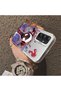 Samsung Galaxy A34 Compatible Spiderman Couple Case Acrylic Back Silicone Edge Protection - 4