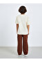 Boys Beige Chicago Print T-Shirt and Brown Jogger Set - 5
