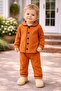 Baby Buttoned Pajama Set Soft Fabric Long Sleeve Relaxed Fit Baby Boy Sleep Set - 3