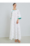 Women Floral Print A-Line Jalabiya - 3