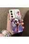 Samsung Galaxy S24 Fe Compatible Spiderman Couple Case Acrylic Back Silicone Edge Protection - 2