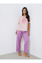 Pack of 3 - Women Printed T-Shirt and Shorts with Pyjama Set - 2