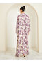 Women Chiffon Printed Abaya and Dress Modest Set - 5