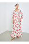 Women Floral Printed A-Line Jalabiya - 3