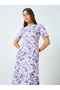 Women Floral Embroidered Maxi Dress - 3