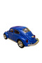 Nostalgic Beetle Vosvos Toy Car - 17cm Large Size - with Sound, Light, and Friction - Blue Model Car - 4