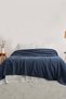 Dama Double Bedspread & Pike 210 X 230 cm Navy Blue