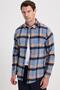 Men's Slim Fit slim fit checkered winter lumberjack shirt