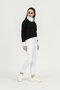 High Collar Short Length Relaxed Fit Women's Sweatshirt - 7