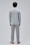 Mooncover Men's Ay Dede Embroidered Pocketed New Year's Pajama Set – Lover's Combination, Gray - 7