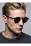 Beckham Black Frame Black Glass Premium Unisex Glasses with Gold Accessories - 3