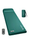NAM-7600G Premium Self Inflating Camping Mattress with Rechargeable Electric Air Pump, Green