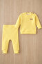 Unisex Cotton Combed Yellow 2-Piece Set - 4