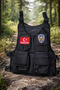 Children's Black Tim and Special Operations Police Hat Assault Vest with Adjustable Belt in Special Box - 5