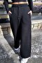Noa Noa Two-Pleated Wide-Leg Elasticated Sweatpants - Black Black - 5