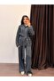 Women's Mock Neck Piece Knitwear Set - 4