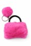 Pink Feather Keychain |   Gift Option: Stylish Design Bag Ornament