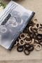100 Pieces Towel Elastic Mini Buckle Set Package with Bag - 3