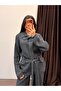Women's Mock Neck Piece Knitwear Set - 5