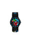 Marvel Avengers Black Printed Fabric Strap Watch