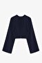 Women's Blouse Blz01259 Navy Blue - 5
