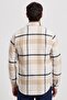 Men's Slim Fit slim fit checkered winter lumberjack shirt - 6