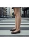 Women's Ballerinas Handmade Knitted Leather Ballerinas – with Bow, Orthopedic Sole, Comfortable Casual Shoes - 5