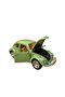 Nostalgic Vosvos Toy Car - 17cm Large Size - with Sound, Light, and Friction - Green Model Car - 3
