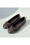Women's Ballerinas Handmade Knitted Leather Ballerinas – with Bow, Orthopedic Sole, Comfortable Casual Shoes - 4