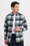 Men's Slim Fit slim fit checkered winter lumberjack shirt - 3