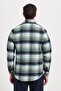 Men's Slim Fit slim fit checkered winter lumberjack shirt - 6