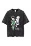 Unisex Oversized T-Shirt - Acid Washed 100% Cotton Casual Model