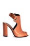 Sandale piele toc gros Single Strap Brick