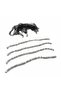 20 cm Amigurumi Black Eyelashes (4 Pcs)