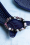 Certified Colorful Tourmaline Natural Stone Bracelet