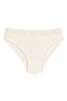 Lace Waist Bikini Women's Panties 6-Piece Ecru - 3