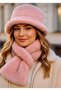 Women's Plush Beret & Scarf Set – Soft Textured, Stylish Winter Set - 2