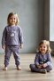 Unisex Baby & Kids Tracksuit Set Cotton Stretch Fabric Cute Goose Printed Lilac 2-Piece Bottom and Top Set - 7