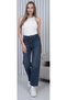 Sim Detailed Cuffed Laser-Cut Jeans